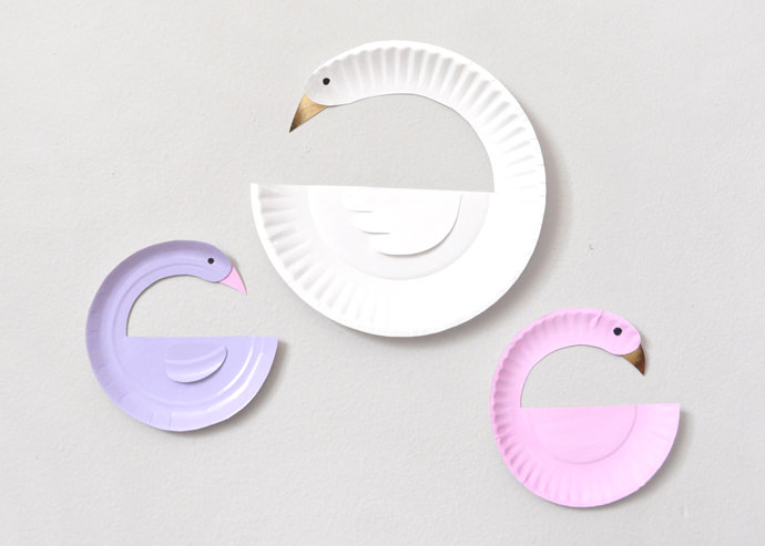 DIY Paper Plate Birds