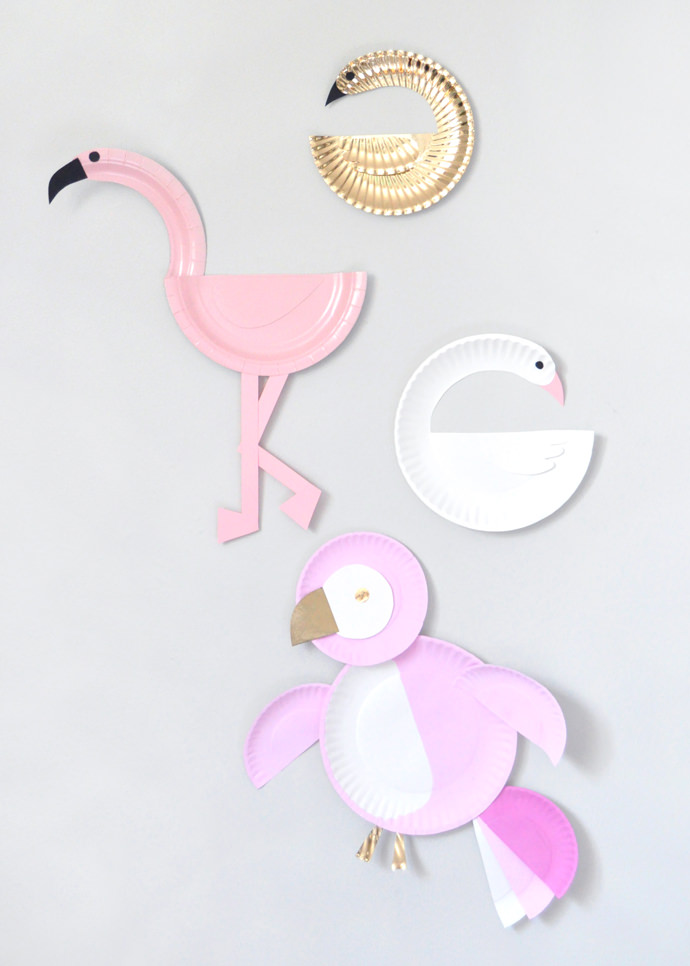 DIY Paper Plate Birds