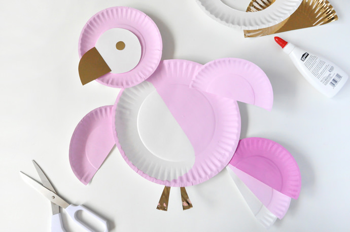 DIY Paper Plate Birds