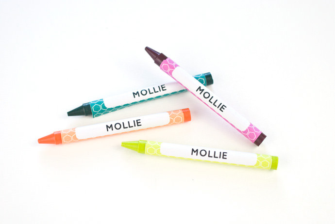 Printable Custom Crayon Wrappers