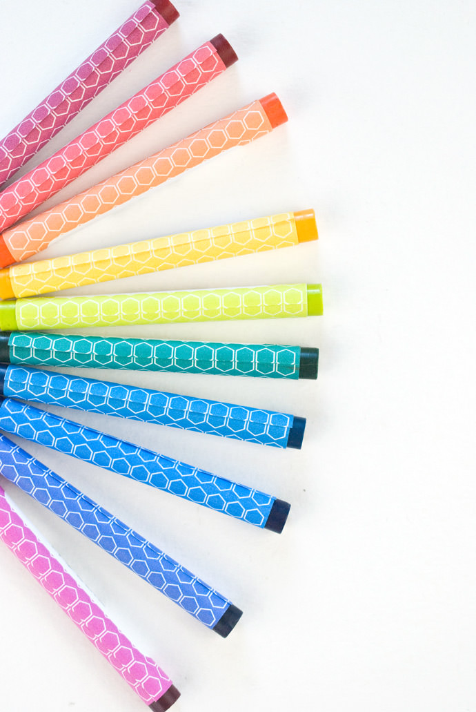 Printable Custom Crayon Wrappers