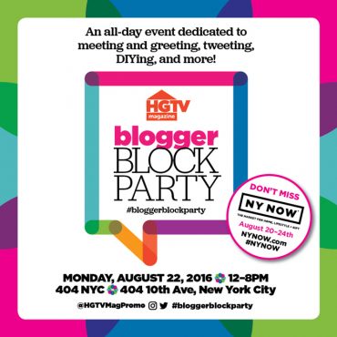 Let's Meet At The HGTV Block Party!