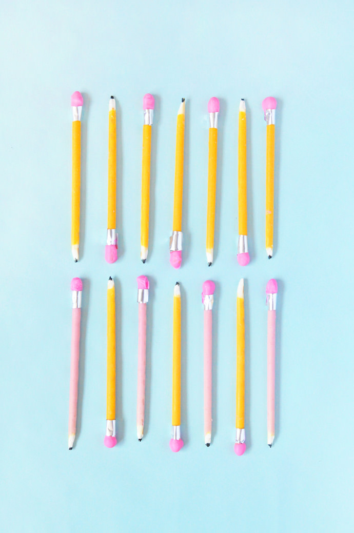 DIY Back-to-School Pocky Pencils