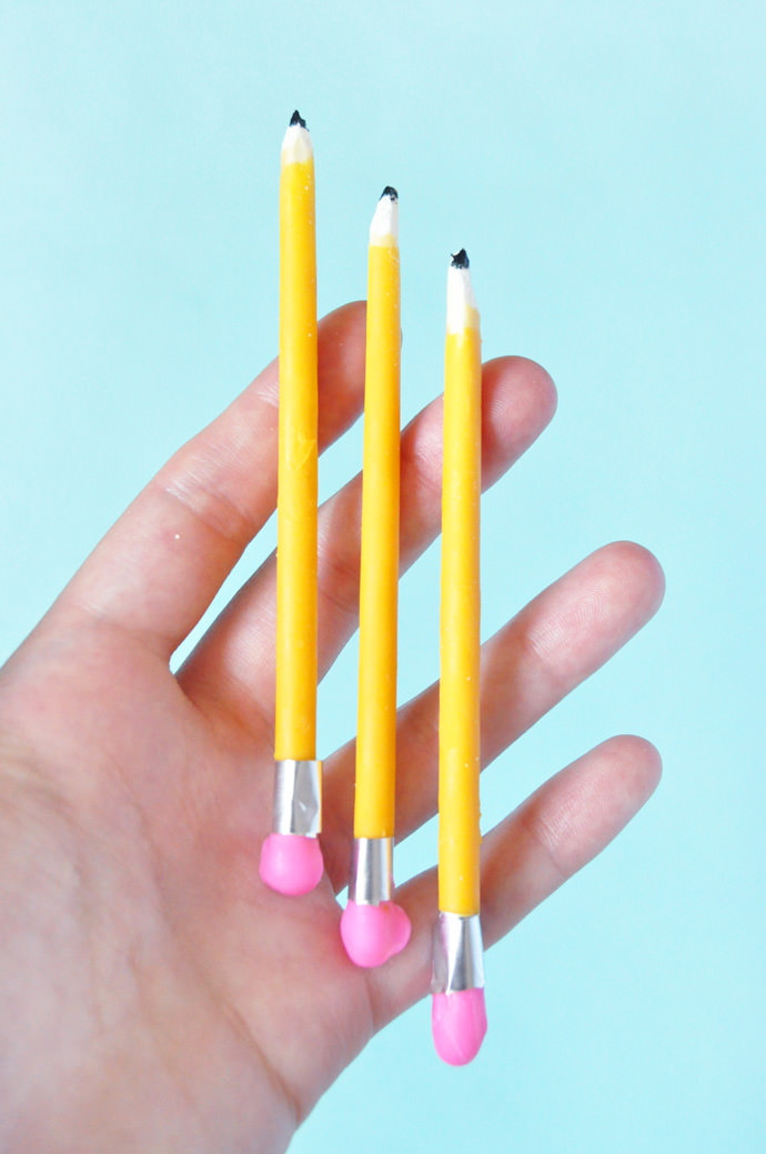 DIY Back-to-School Pocky Pencils