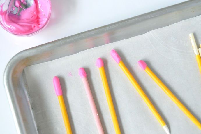 DIY Back-to-School Pocky Pencils