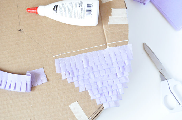 DIY Pie Chart Back-to-School Pinata