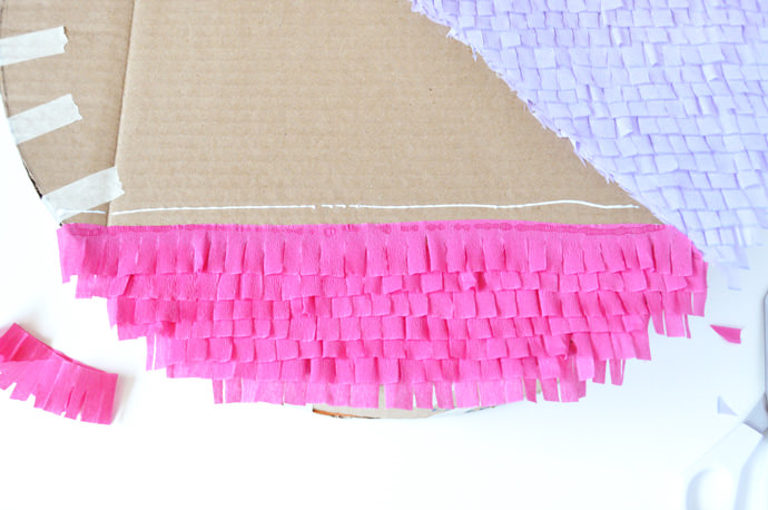 DIY Pie Chart Back-to-School Pinata