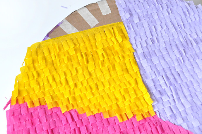 DIY Pie Chart Back-to-School Pinata