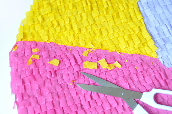 DIY Pie Chart Back-to-School Pinata