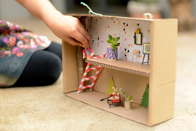 DIY Shoebox Fairy Cottage