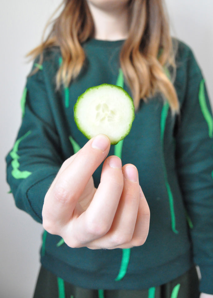 DIY Cool Cucumber Halloween Costume