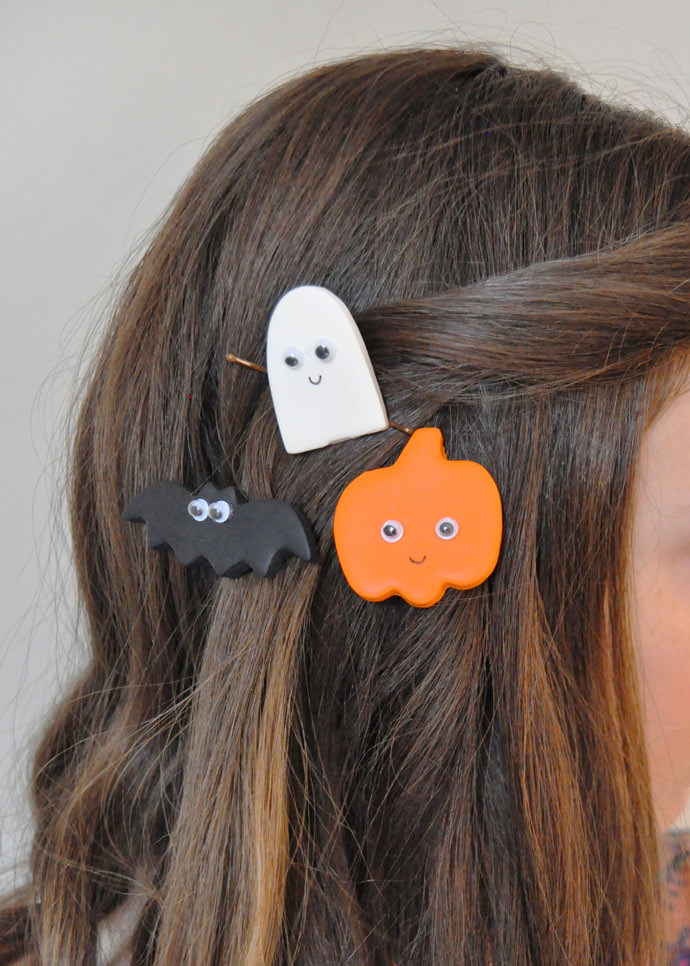 DIY Clay Halloween Pins