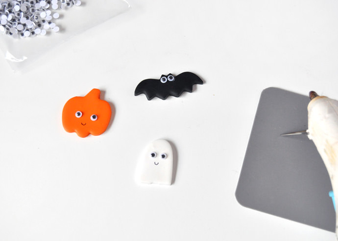 DIY Clay Halloween Pins