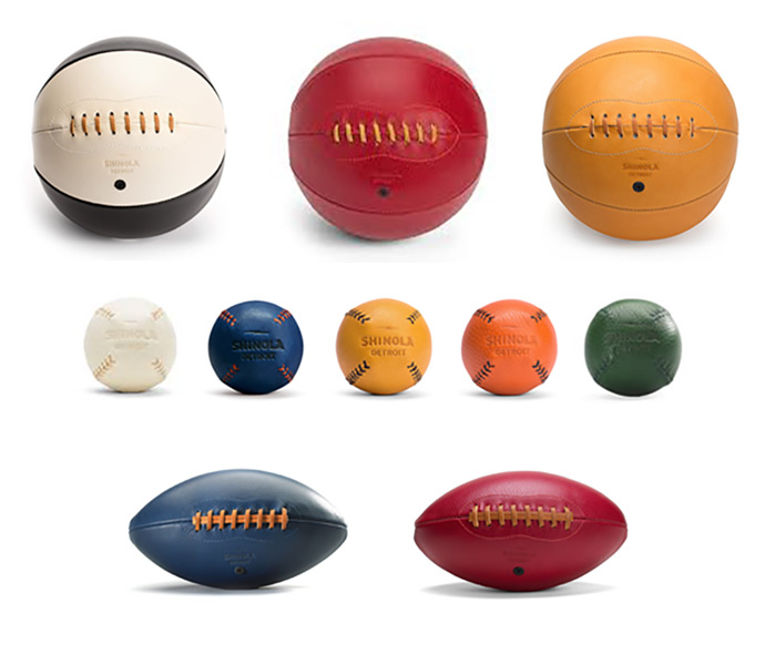 Shinola Handmade Leather Balls