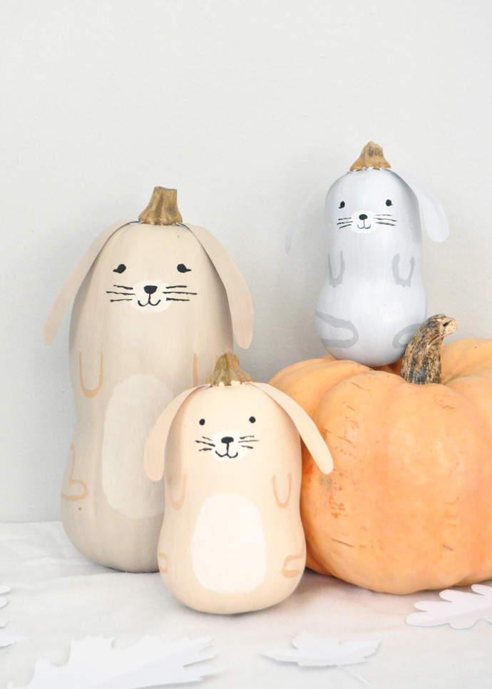 DIY Butternut Squash Bunnies