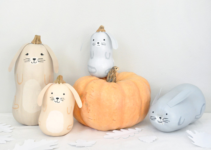 DIY Butternut Squash Bunnies