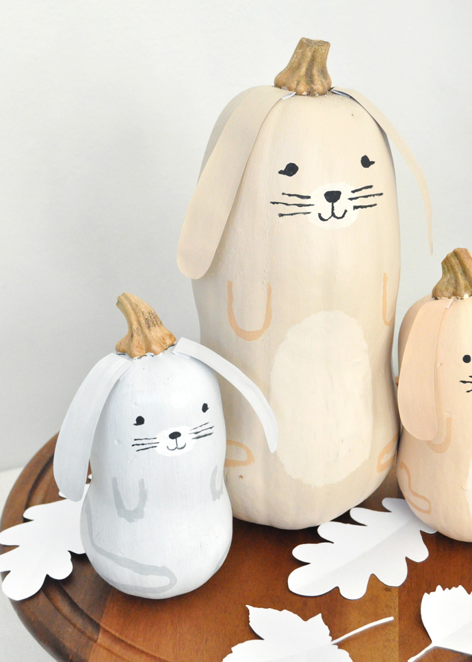 DIY Butternut Squash Bunnies