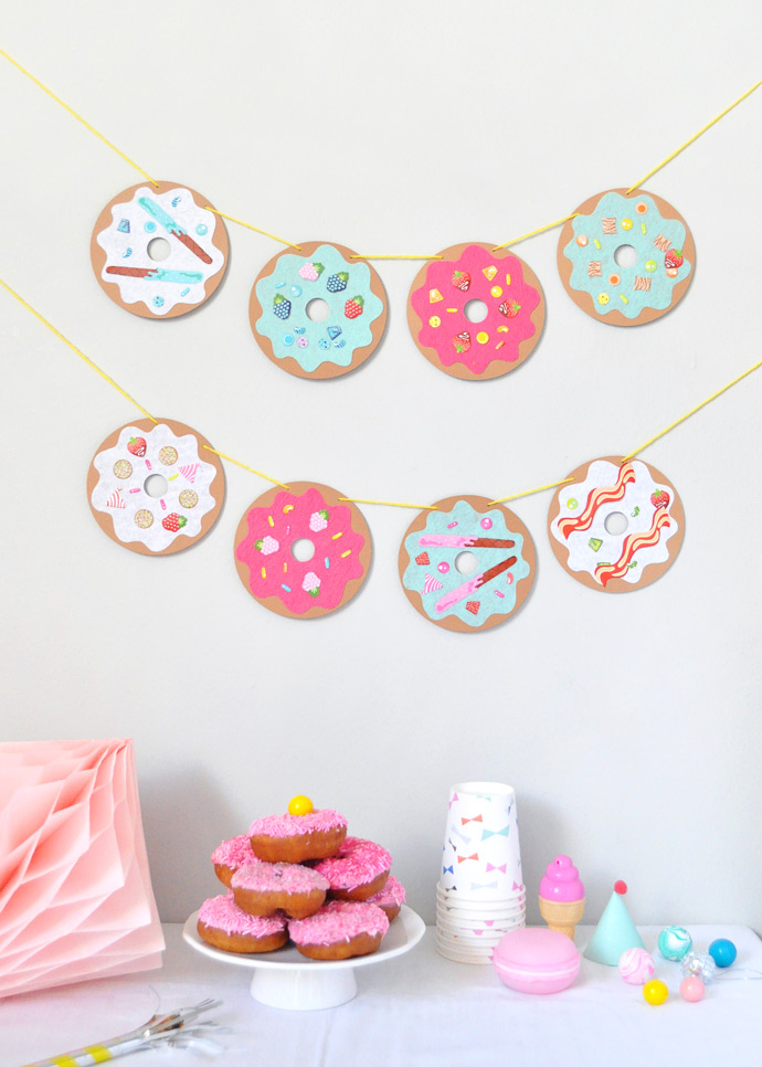 DIY Donut Shop Garland