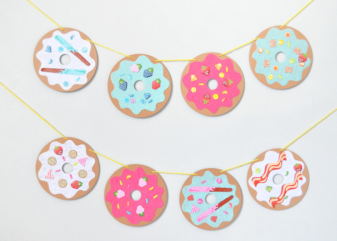 DIY Donut Shop Garland