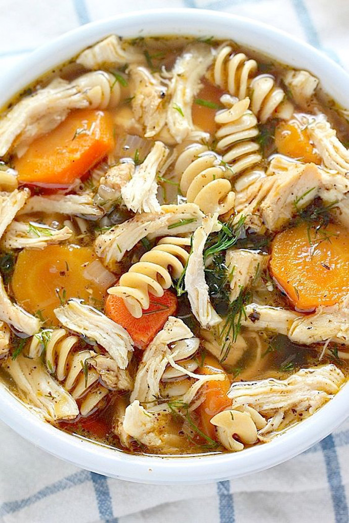 Flu-Fighter Chicken Noodle Soup Recipe