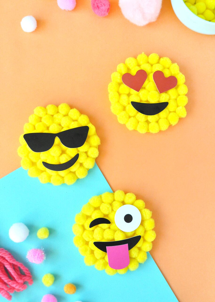 DIY Emoji Pom Pom by Number