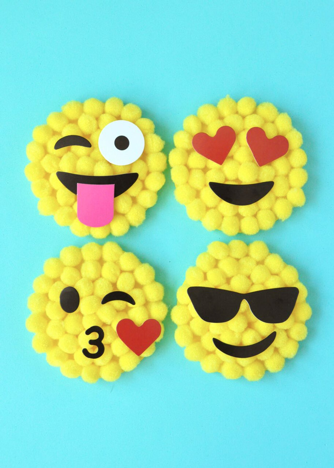 DIY Emoji Pom Pom by Number