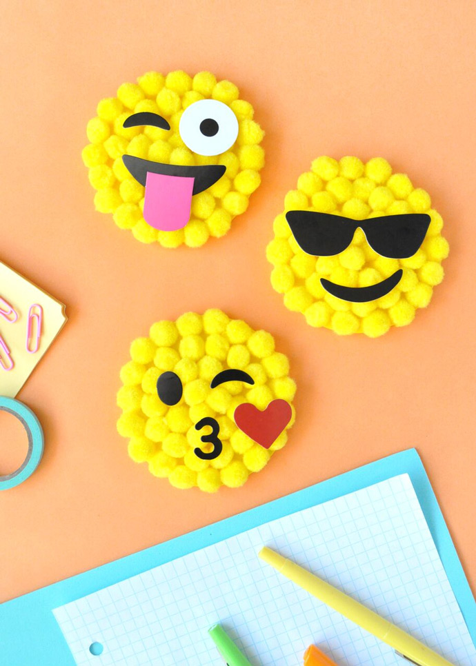 DIY Emoji Pom Pom by Number