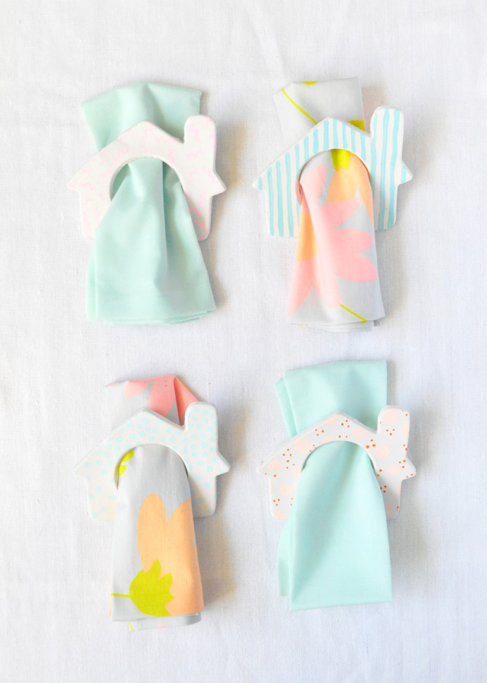 DIY Napkin Ring Ornaments