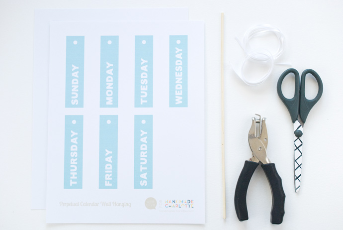 DIY Printable Perpetual Calendar