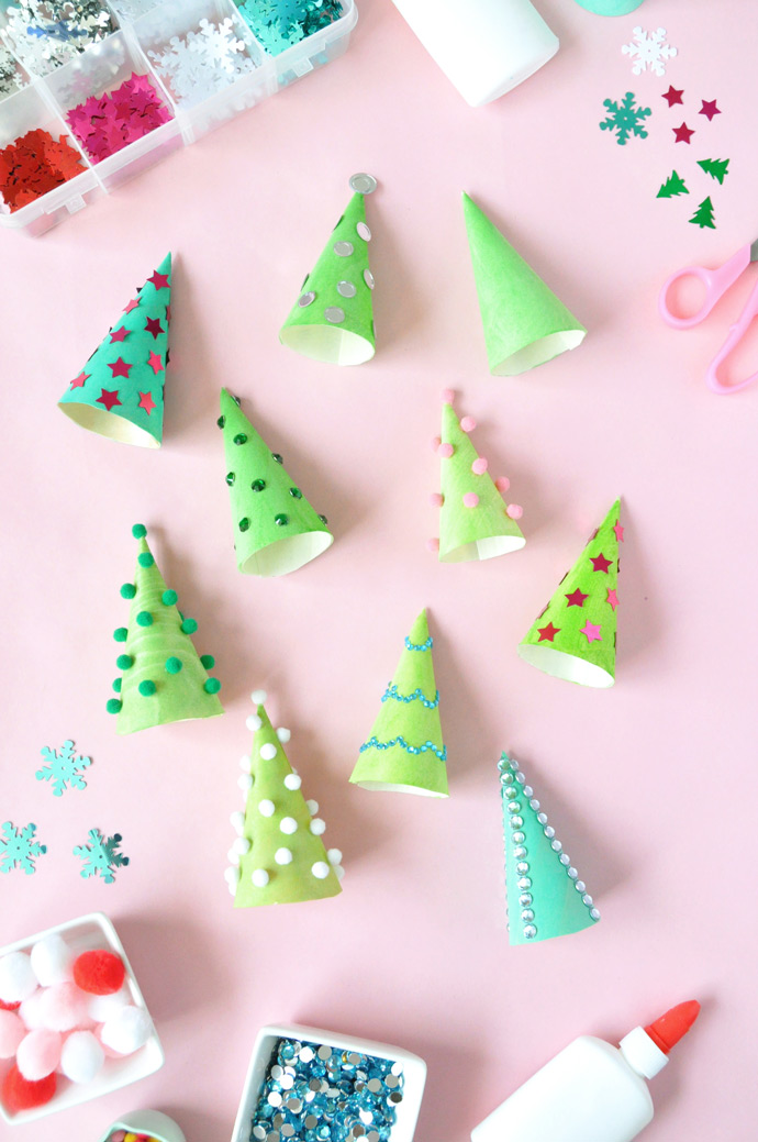 DIY Wooden Christmas Trees