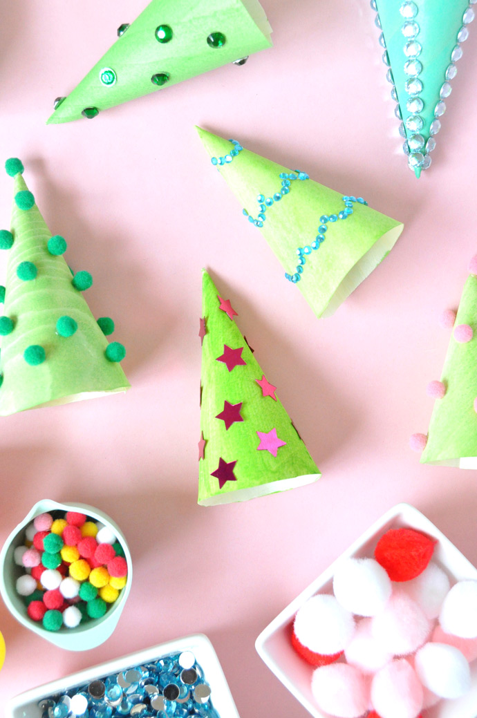 DIY Wooden Christmas Trees