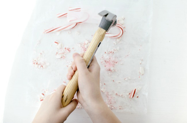 Post-Christmas Candy Cane Snack Cake Recipe