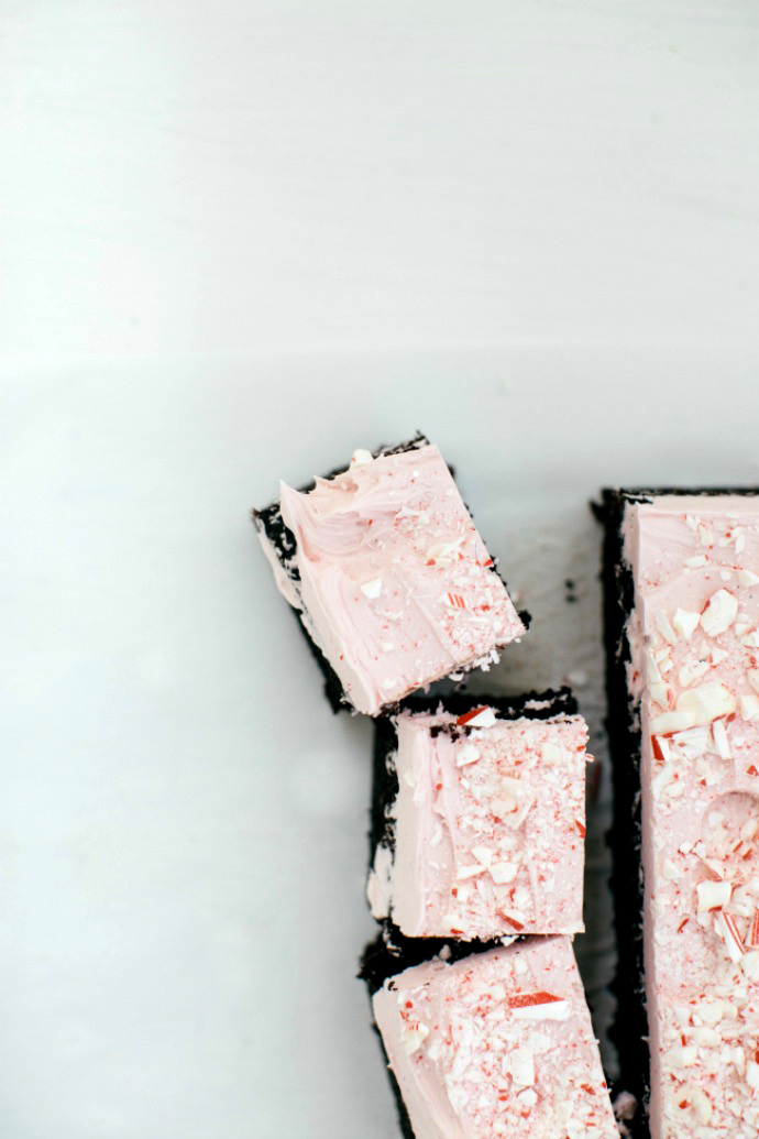 Post-Christmas Candy Cane Snack Cake Recipe