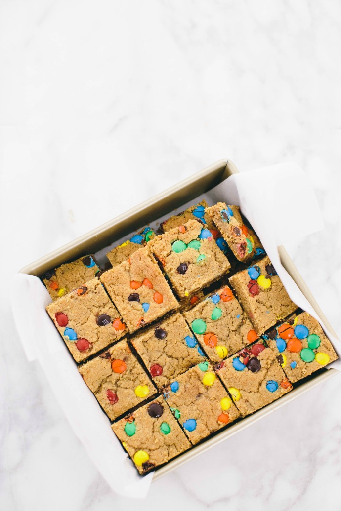 M&M Blondies Recipe (for a crowd)