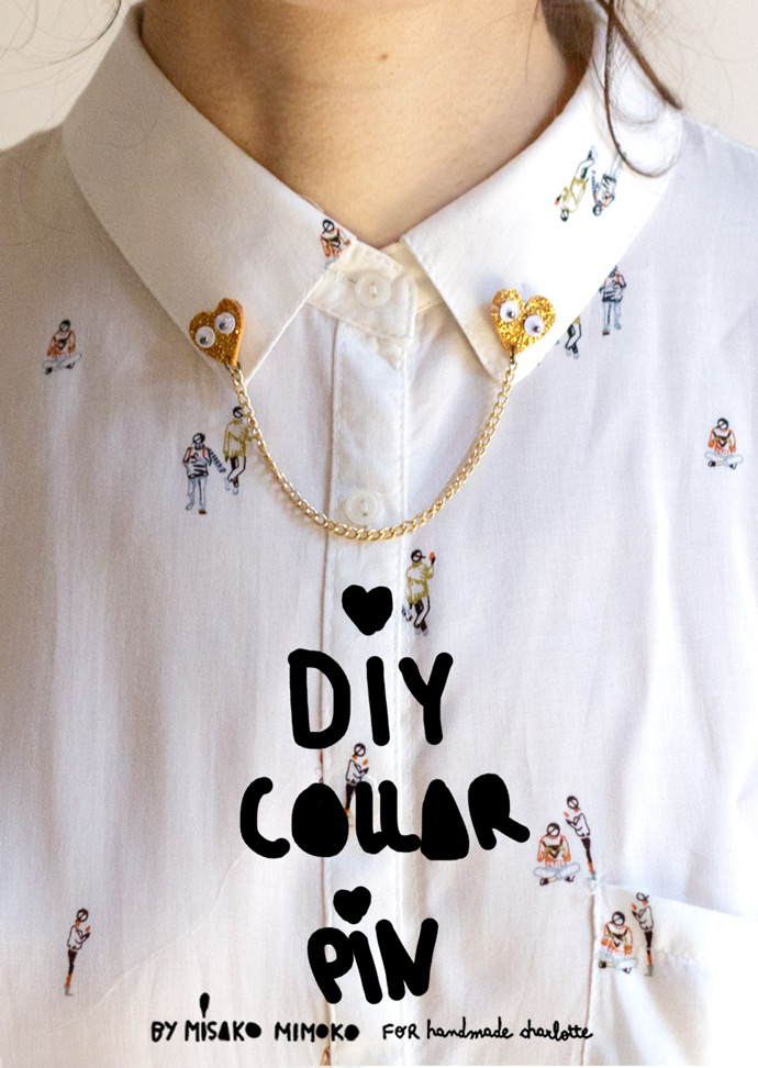 DIY Loving Hearts Collar Pin