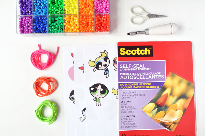 DIY Powerpuff Girls Hair Ties