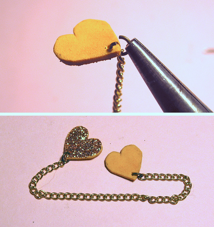 DIY Loving Hearts Collar Pin