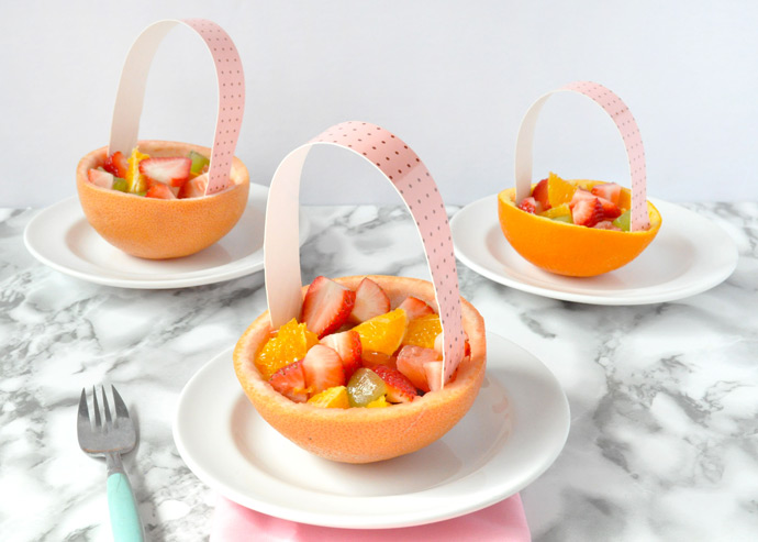 Easter Brunch Citrus Baskets