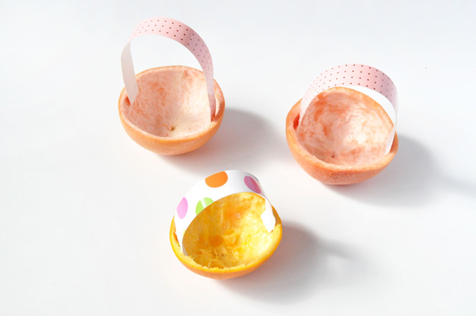 Easter Brunch Citrus Baskets