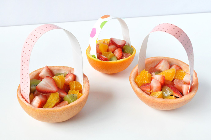 Easter Brunch Citrus Baskets