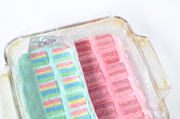 Rainbow Fudge Checkers