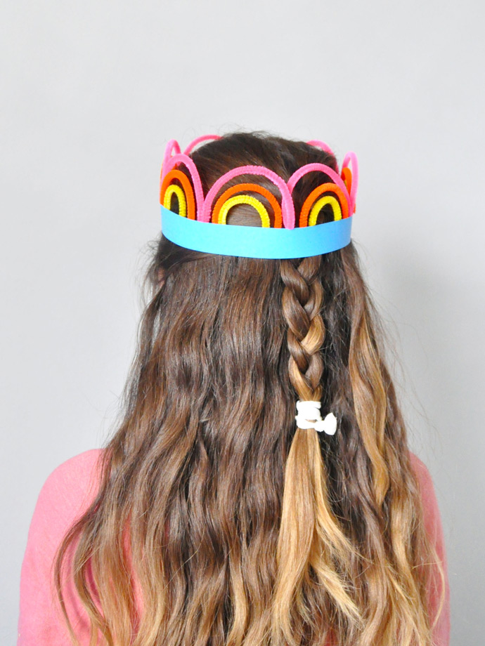 St Patrick's Day Rainbow Crowns