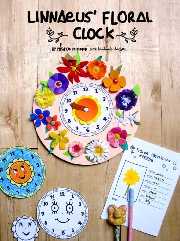 DIY Floral Toy Clock
