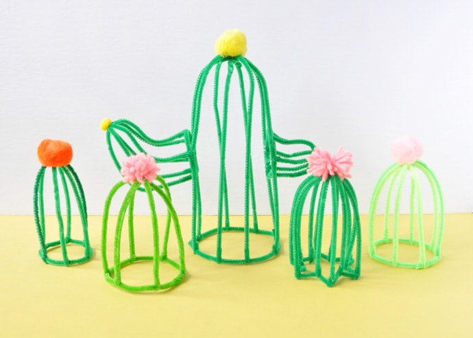 DIY Pipe Cleaner Cacti