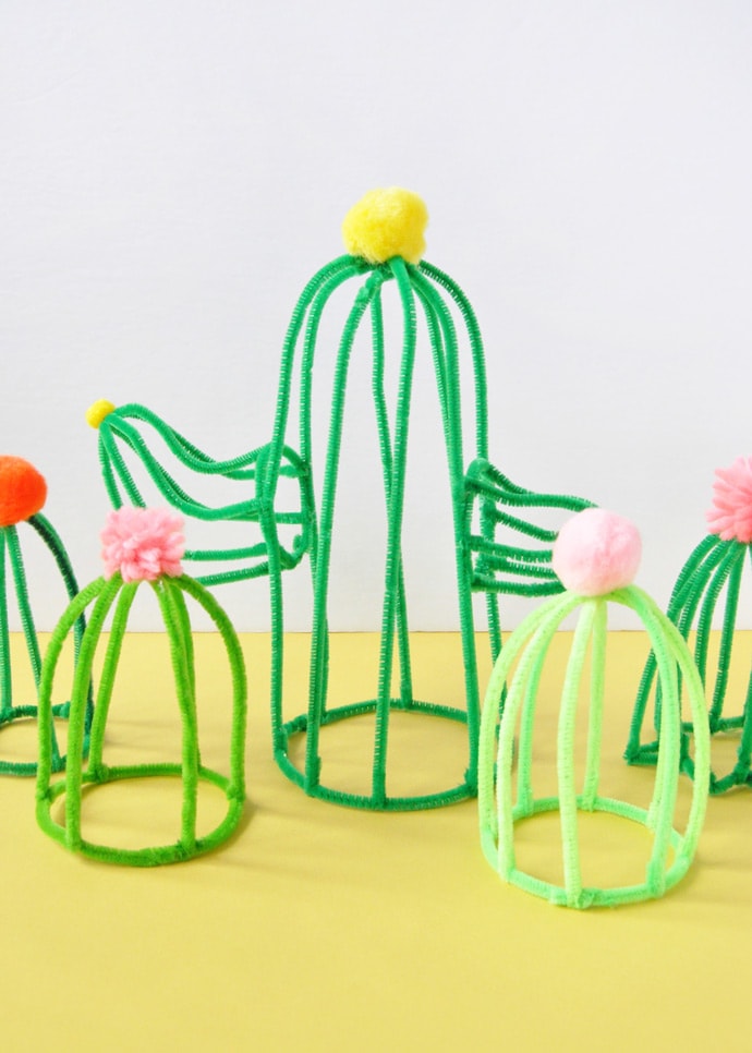 DIY Pipe Cleaner Cacti