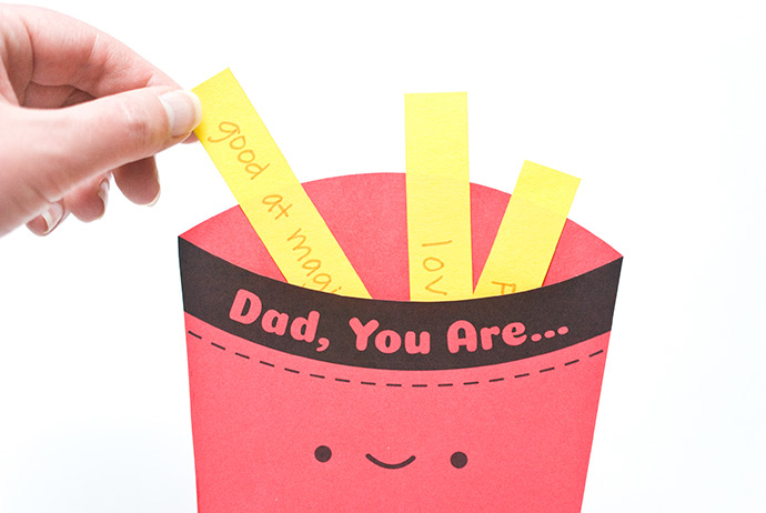 Father's Day Fry Box