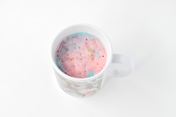 Unicorn Mug Cakes for Mother's Day