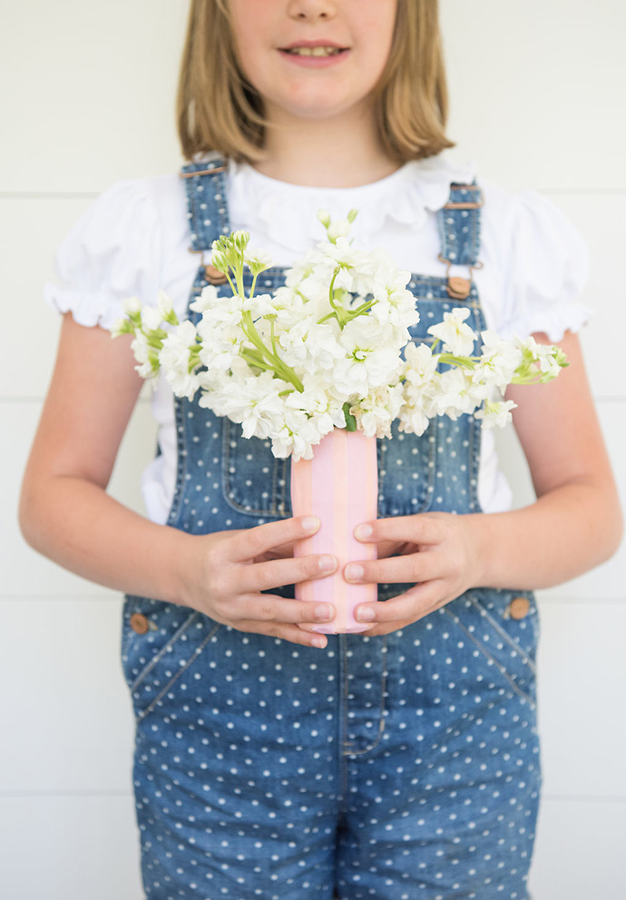 DIY Recycled Can Vases