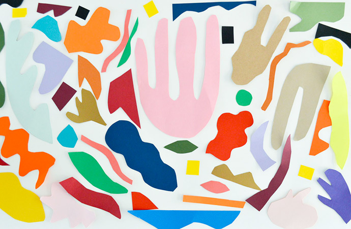 BIG CANVAS ART PAINTING WITH KIDS INSPIRED BY MATISSE