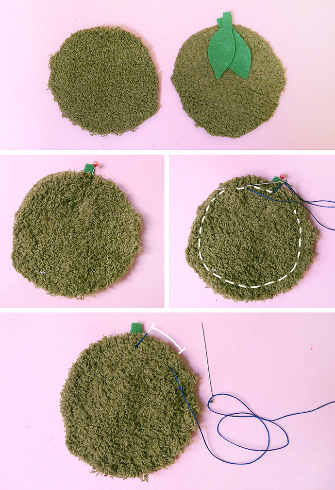 DIY Fruit Face Scrubbies